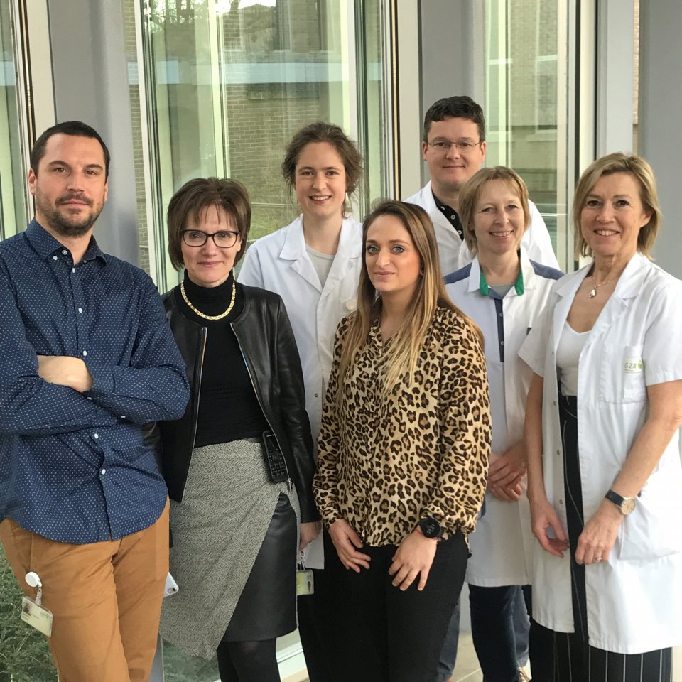 Het team van de kliniek voor familiale kanker